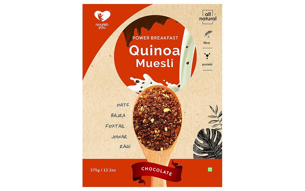 Nourish You Quinoa Muesli Chocolate    Box  375 grams